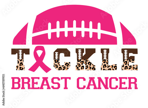 tackle breast cancer, cancer fight svg, football sport cancer svg png, wear pink svg, Cancer awareness Svg, cancer svg png, support squad
