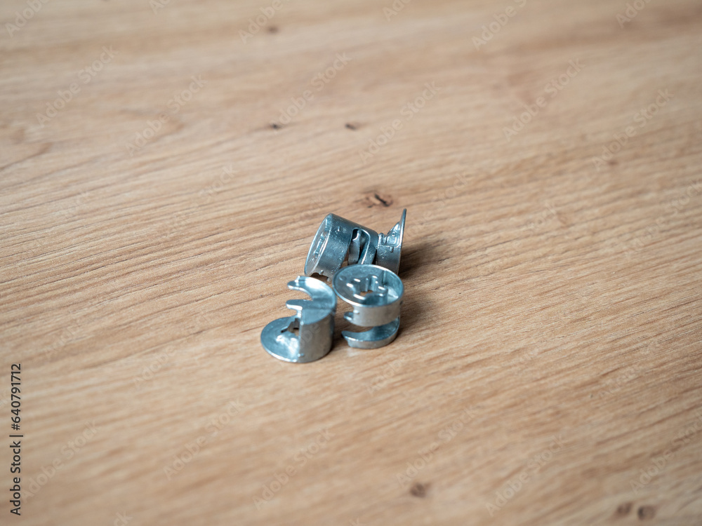 Assembly kit for furniture. Spare parts for furniture assembly.