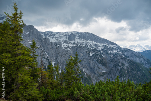 Panoramic view from Kehlsteinhaus, also known as Eagle's Nest. Bavaria, Germany.