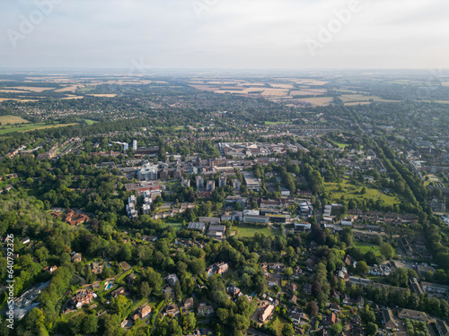 Stanmore, Winchester Aerial Photography daytime Drone photo. 