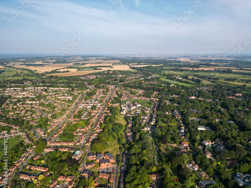 Stanmore, Winchester Aerial Photography daytime Drone photo. 
