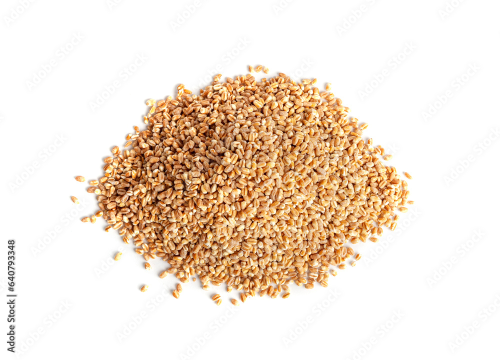 Wheat Grains, Barley Pile, Dry Cereal Seeds, Wheat Grains Heap on White Wheat Grains, Barley Pile, Dry Cereal Seeds, Wheat Grains Heap on White