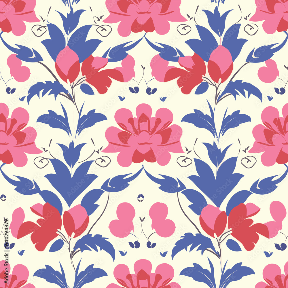 Seamless Pattern With Floral Motifs able Seamless Pattern With Floral Motifs able