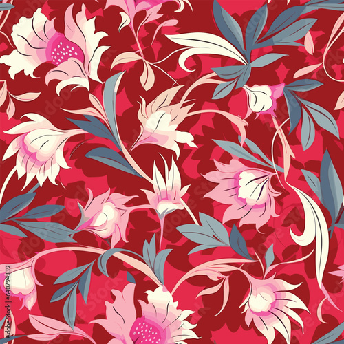Seamless Pattern With Floral Motifs able © Eshaal