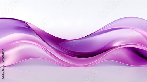 Abstract purple wavy on white background © skizophobia