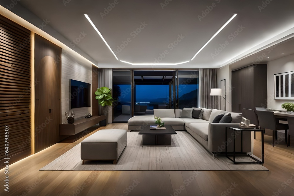 Fototapeta premium living room interior