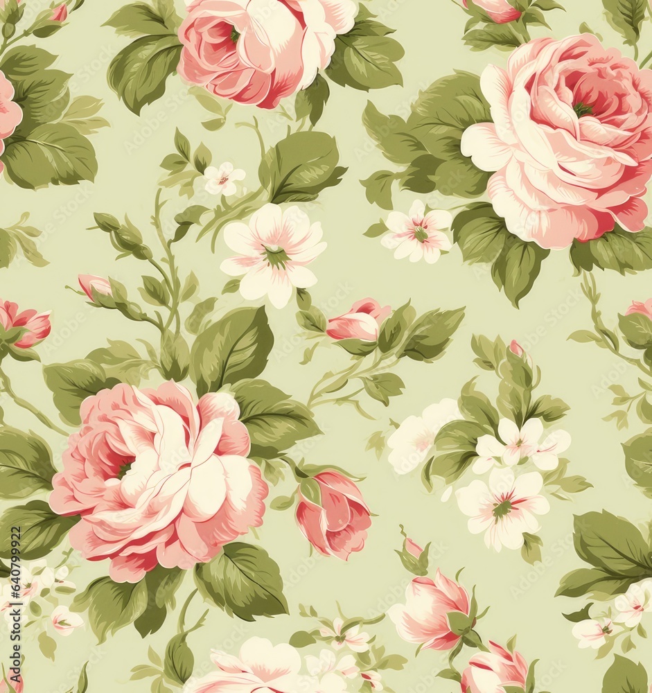 pink roses decorative seamless modern floral border, in the style of light green, pattern and decoration movement, american prints. SEAMLESS PATTERN. SEAMLESS WALLPAPER. pink roses decorative seamless modern floral border, in the style of light green, pattern and decoration movement, american prints. SEAMLESS PATTERN. SEAMLESS WALLPAPER.