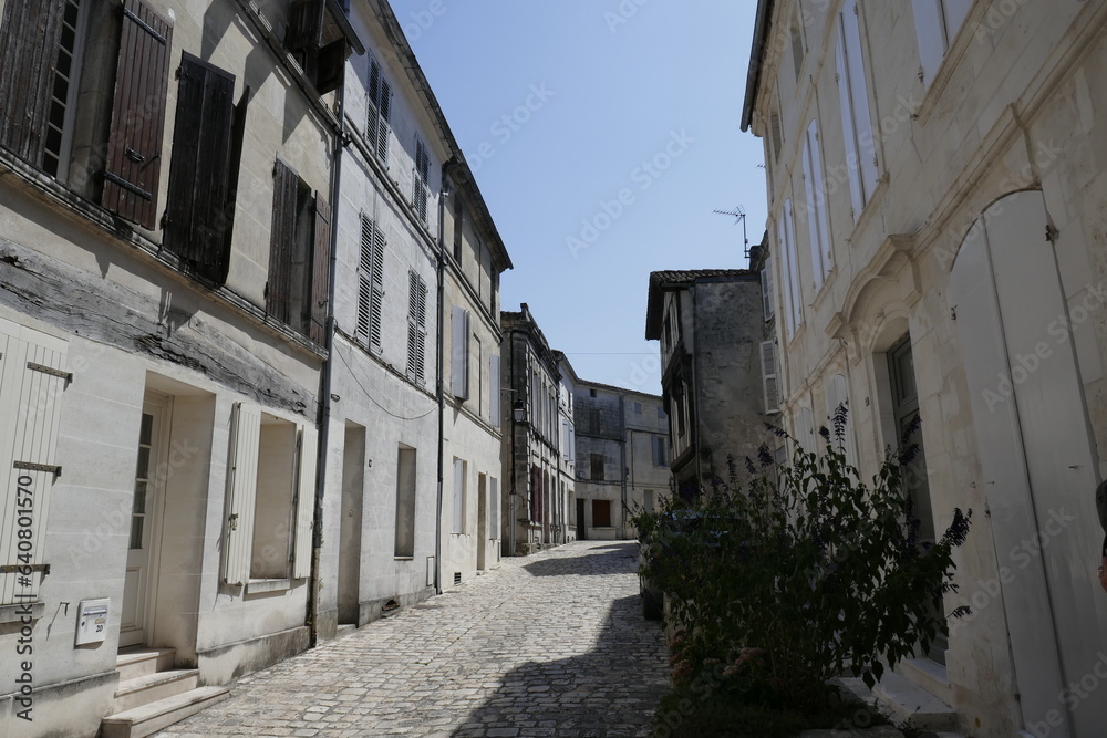 Cognac village in France