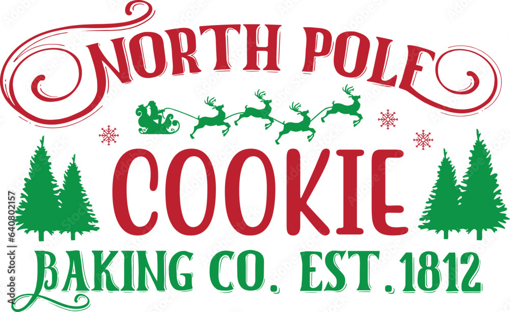 North pole cookie baking North pole cookie baking