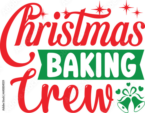 Christmas baking crew