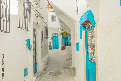 Fototapeta Naklejka Na Ścianę i Meble -  narrow street in island