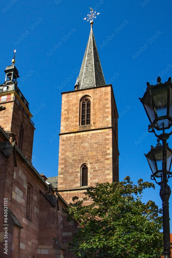 Fototapeta premium Stiftskirche in Neustadt an der Weinstraße 
