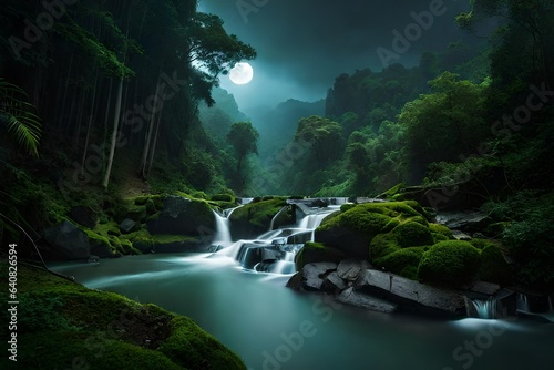 waterfall in the jungle © rabia