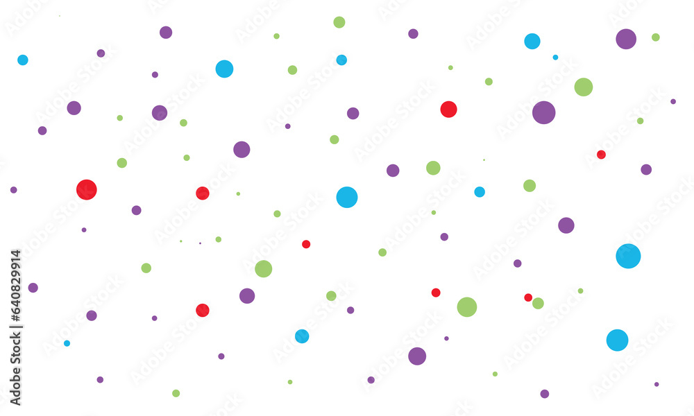 aesthetic colorful dot design vector, dot vector, dot background