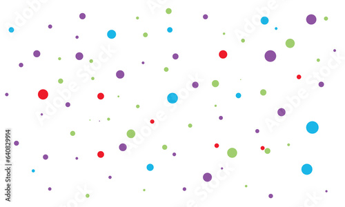 aesthetic colorful dot design vector, dot vector, dot background
