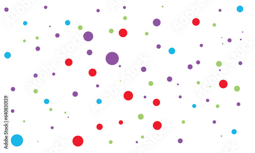 colorful polka dots design vector, dot vector, dot background