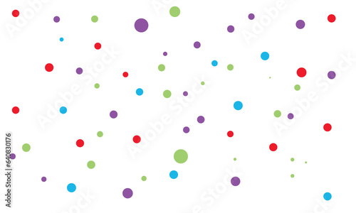 seamless polka colorful dot vector background, dot vector, dot background
