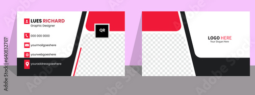  Business card,creative modern name card,Minimal Individual Business Card Layout,Personal visiting card with company logo,Vector,illustration. Stationery design
