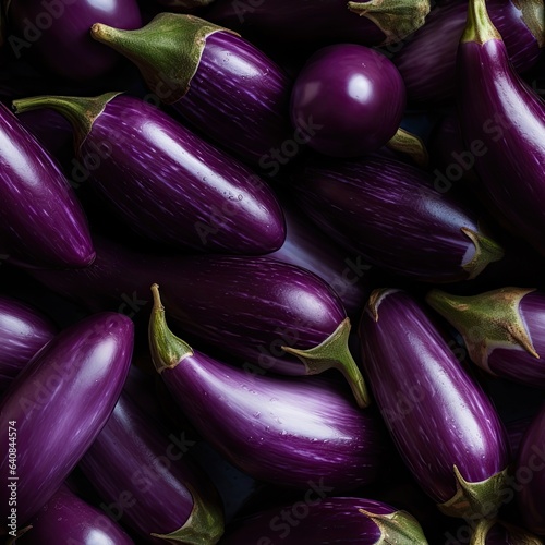 Eggplants as seamless tiles