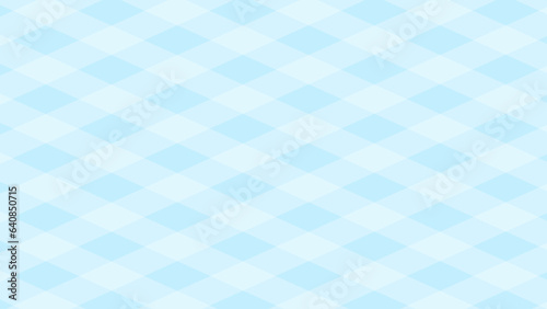 Light blue and white checkered tablecloth