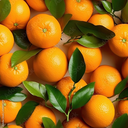 Tangerines as seamless tiles
