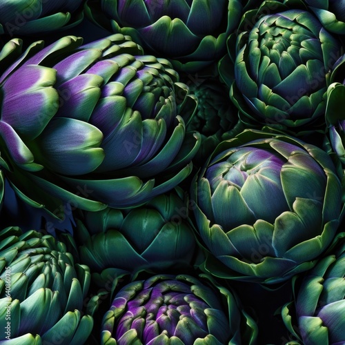 Artichokes as seamless tiles
