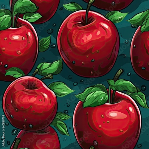 Apples as seamless tiles