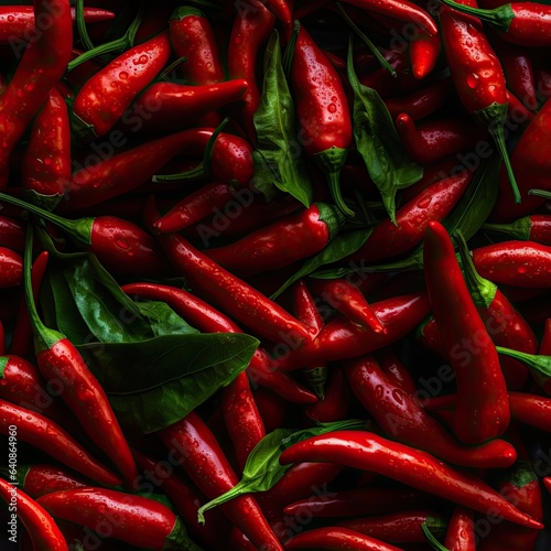 Chili Pepper as seamless tiles