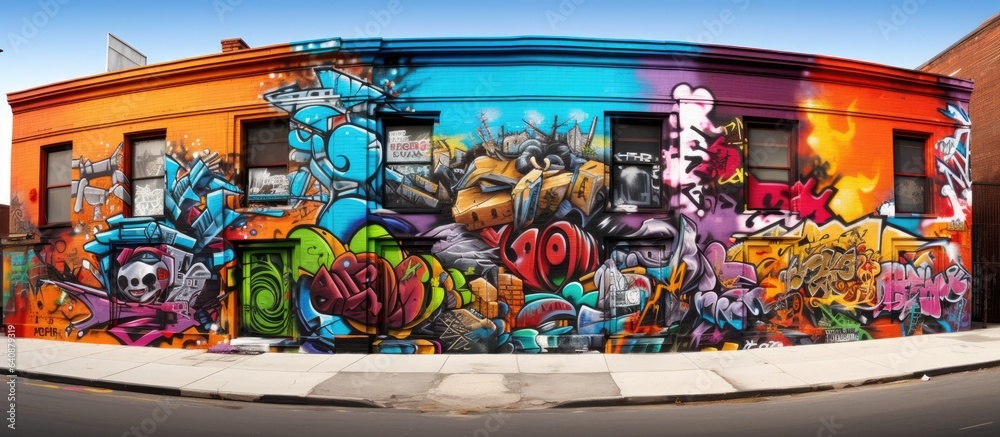 urban graffiti mural Generative AI