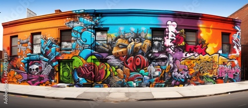 urban graffiti mural Generative AI