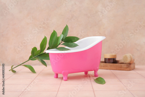 Small bathtub, bath supplie...