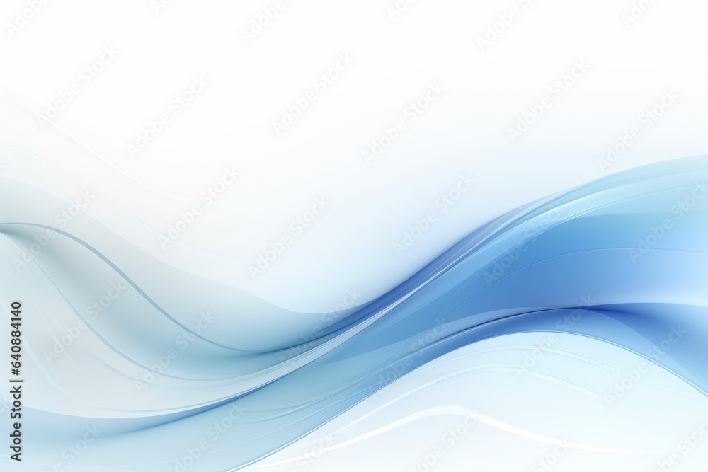 serene elegance: a blue abstract wave of light, Generative AI serene elegance: a blue abstract wave of light, Generative AI