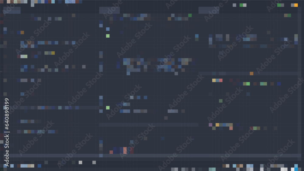 Programming console with dark background. Coding vector Illustration Programming console with dark background. Coding vector Illustration