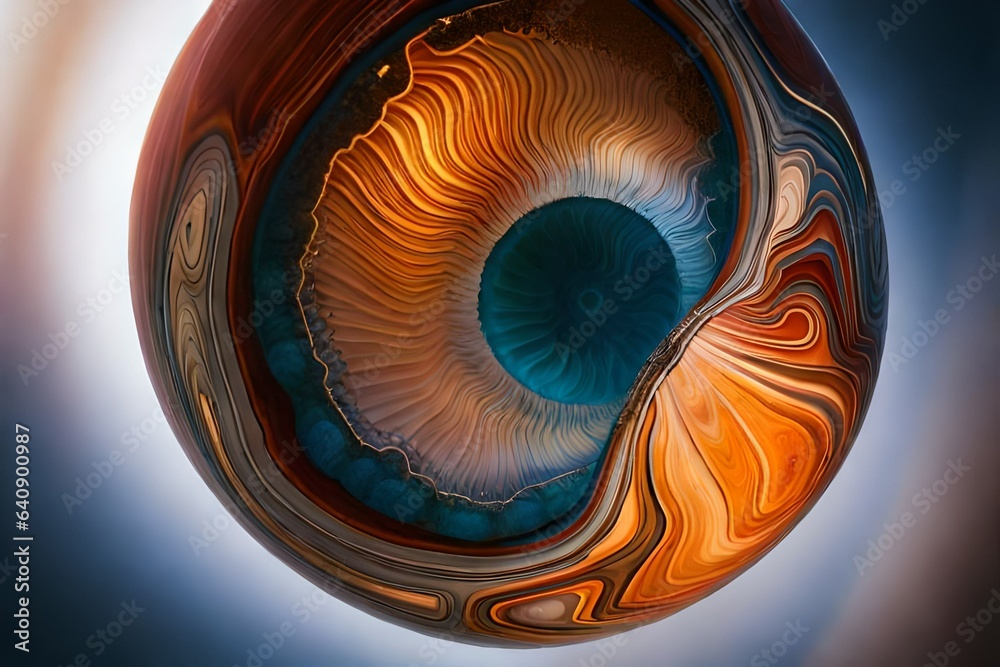 eye of the world  generated by AI technology 