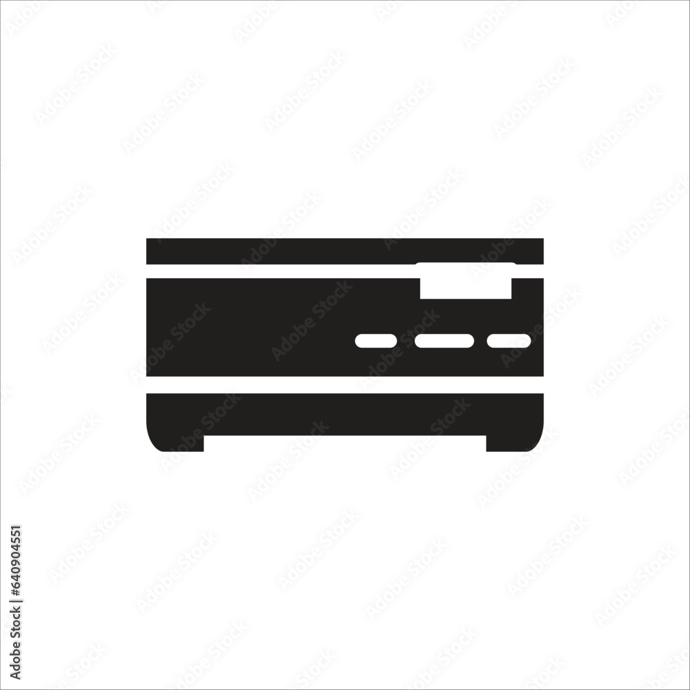 air condisioner vector line icon template