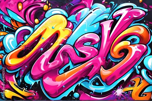 Graffiti Background, Graffiti Wallpaper, Graffiti Pattern, Street art background, graffiti art, graffiti Design, Graffiti Paint, AI Generative
