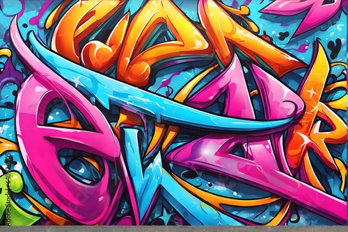 Graffiti Wallpaper, Graffiti Background, Graffiti Pattern, Street art background, graffiti art, graffiti Design, Graffiti Paint, AI Generative © Forhadx5