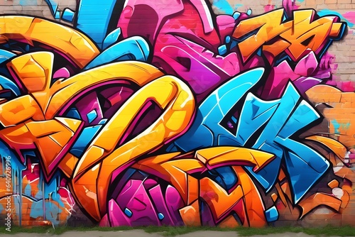 Street Graffiti Background, Street Graffiti Wallpaper, Graffiti Pattern, Graffiti Wall background, Graffiti Street Art, Graffiti Paint on Street Wall, AI Generative © Forhadx5