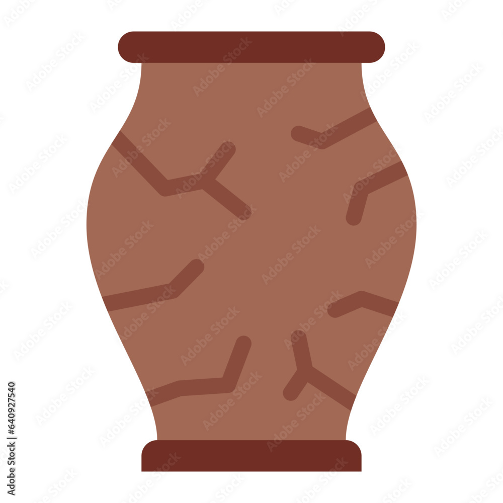 Vases Fragile flat icon