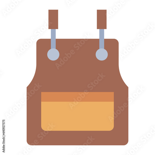 Apron flat icon