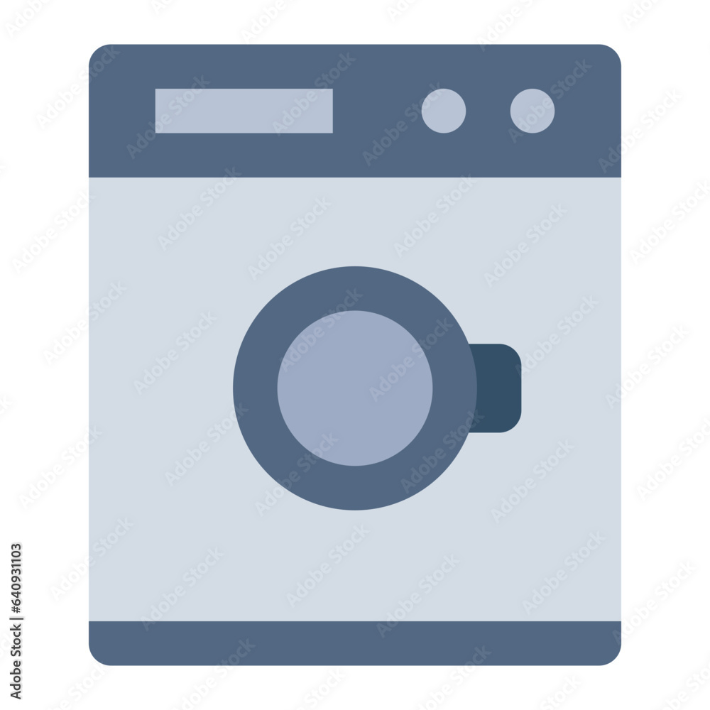 Washing Machine flat icon Washing Machine flat icon