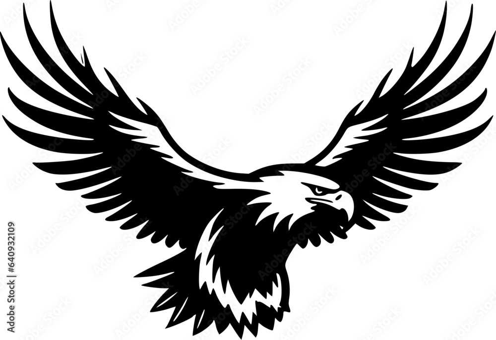 Fototapeta premium Eagle - High Quality Vector Logo - Vector illustration ideal for T-shirt graphic
