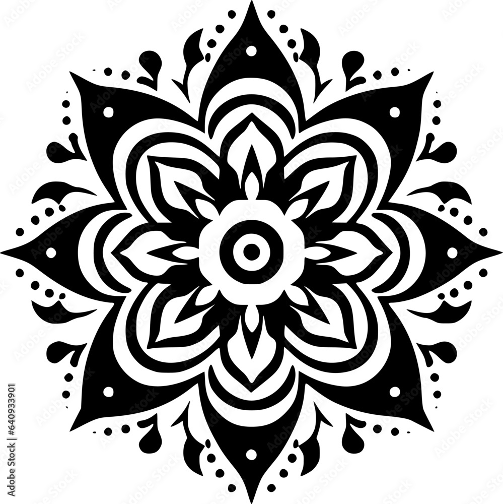 Mandala | Minimalist and Simple Silhouette - Vector illustration Mandala | Minimalist and Simple Silhouette - Vector illustration
