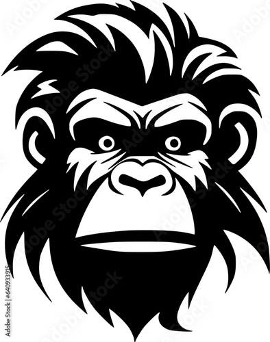 Monkey - High Quality Vector Logo - Vector illustration ideal for T-shirt graphic