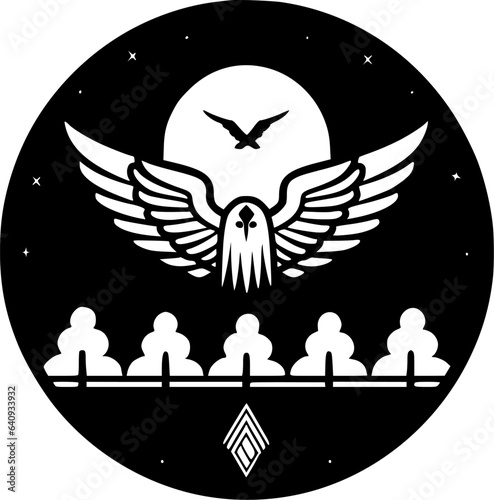 Memorial - High Quality Vector Logo - Vector illustration ideal for T-shirt graphic