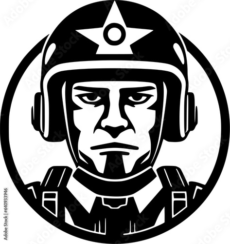 Military | Minimalist and Simple Silhouette - Vector illustration