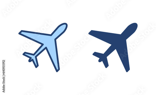 Plane icon vector. Airplane sign and symbol. Flight transport symbol. Travel sign. aeroplane