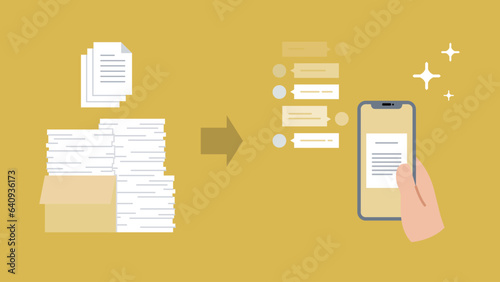 DX to digitize large volumes of documents and utilize AI chat