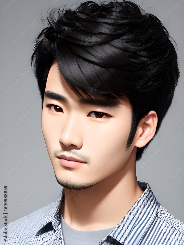 close up face man on blur background close up face man on blur background