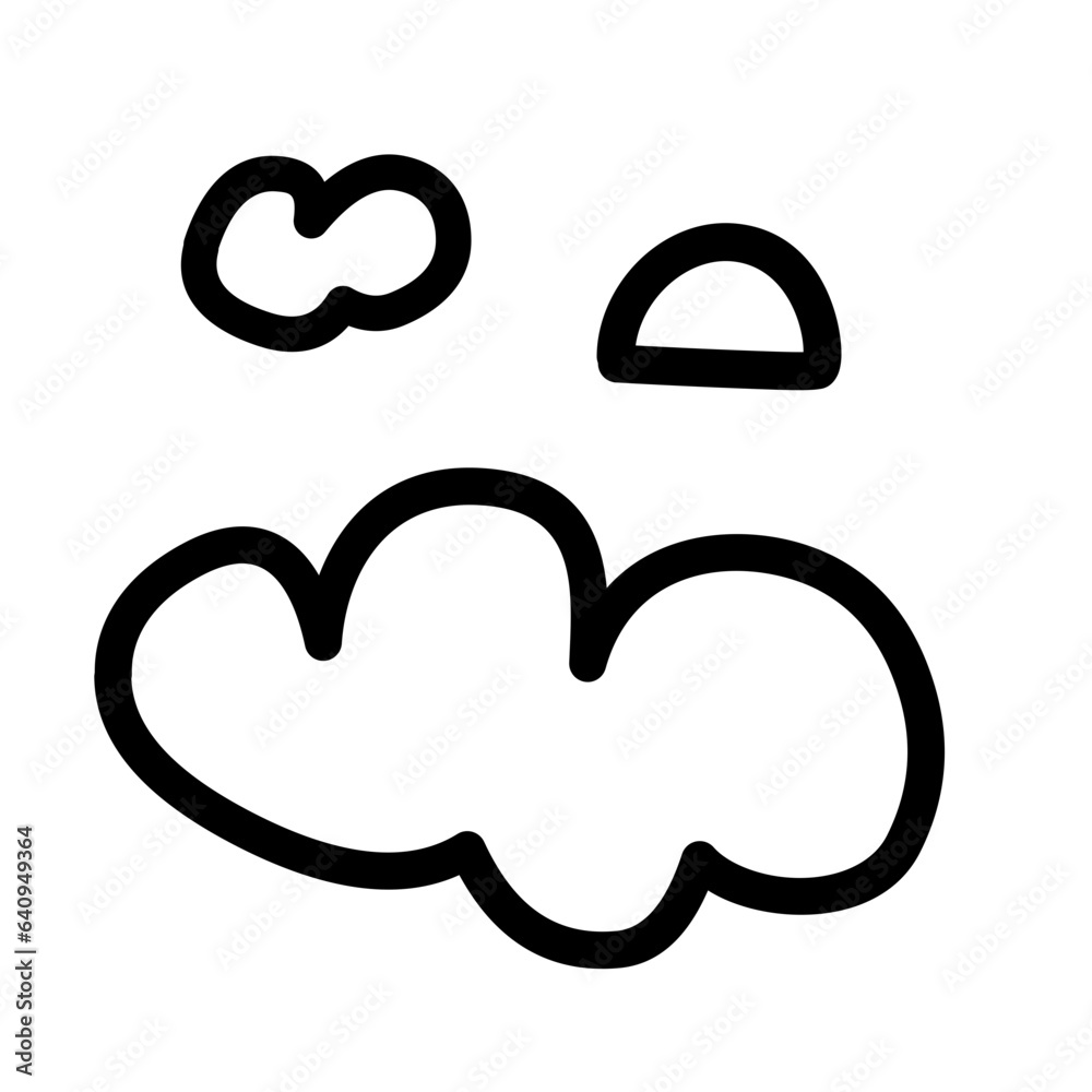cloud line icon